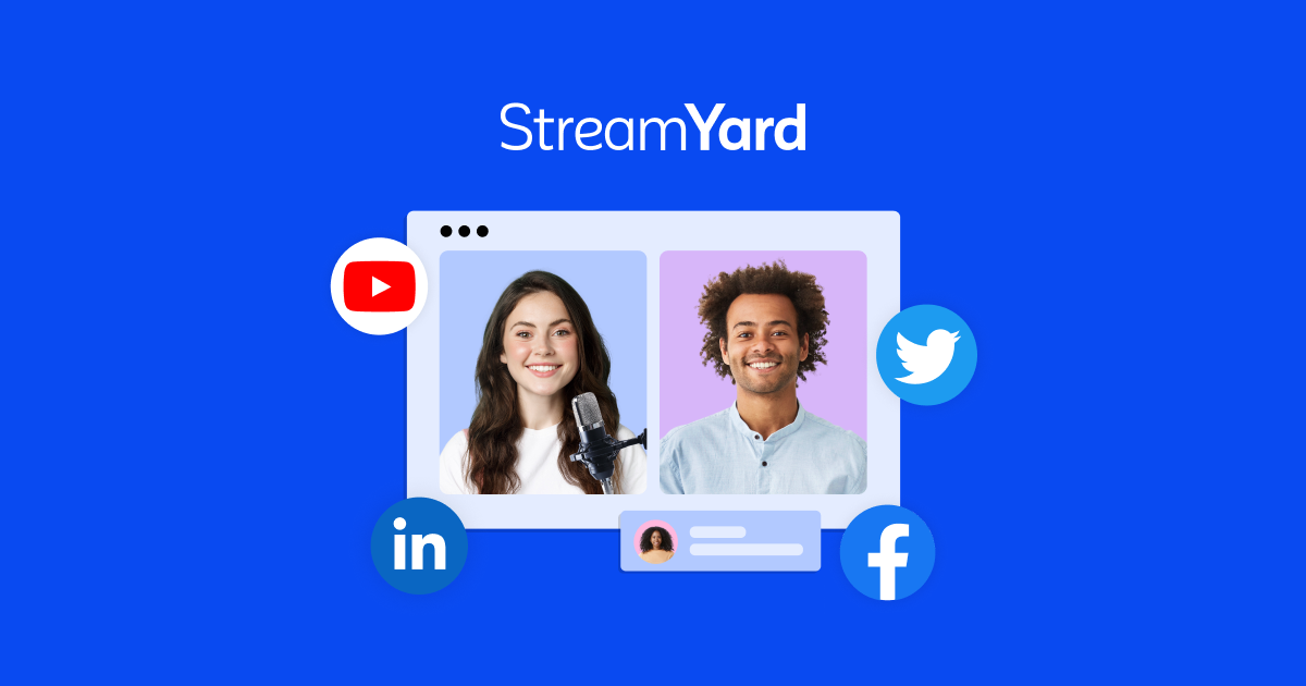 Go Live! w/Streamyard